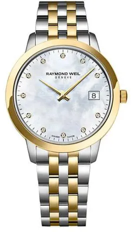 Raymond Weil Toccata 5385-STP-97081 34mm Two-tone White