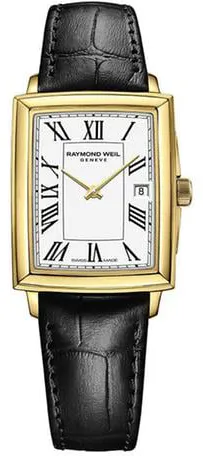 Raymond Weil Toccata 5925-PC-00300 28.1mm Yellow gold White