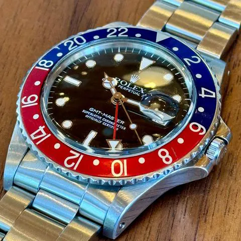 Rolex GMT-Master 16750 40mm Stainless steel Black