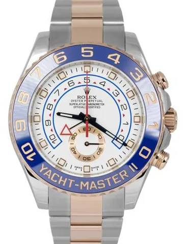 Rolex Yacht-Master II 116681 44mm Yellow gold and Stainless steel White