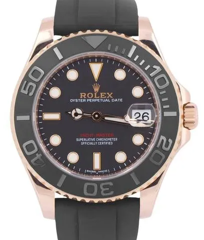 Rolex Yacht-Master 37 268655 37mm Rose gold and 18k rose gold Black