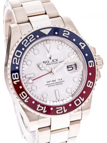 Rolex GMT-Master II 126719BLRO 40mm White gold Gray 4