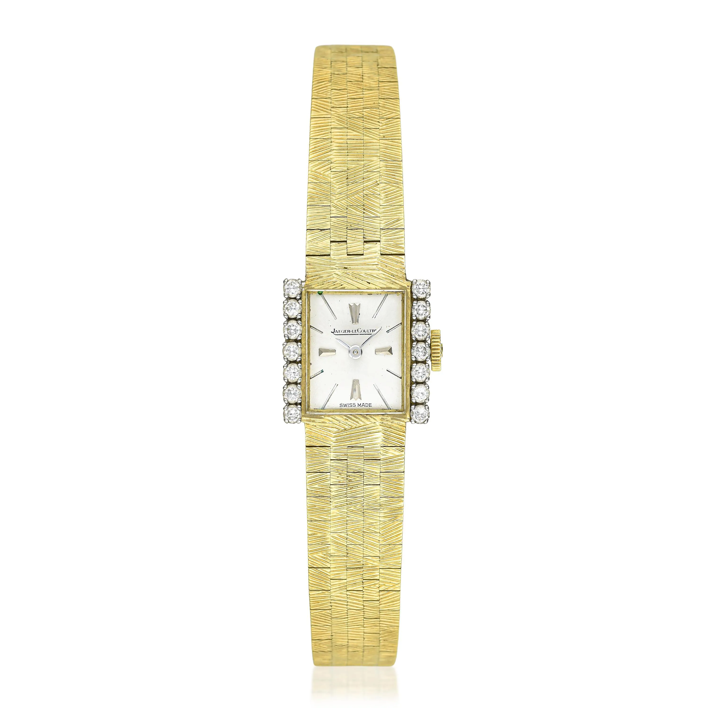 Jaeger-LeCoultre 961 16mm 18k yellow gold White