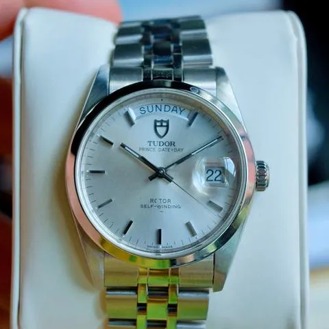 Tudor Prince Date-Day 76200-0009 36mm Stainless steel Silver