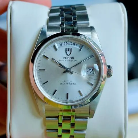 Tudor Prince Date-Day 76200-0009 36mm Stainless steel Silver 8