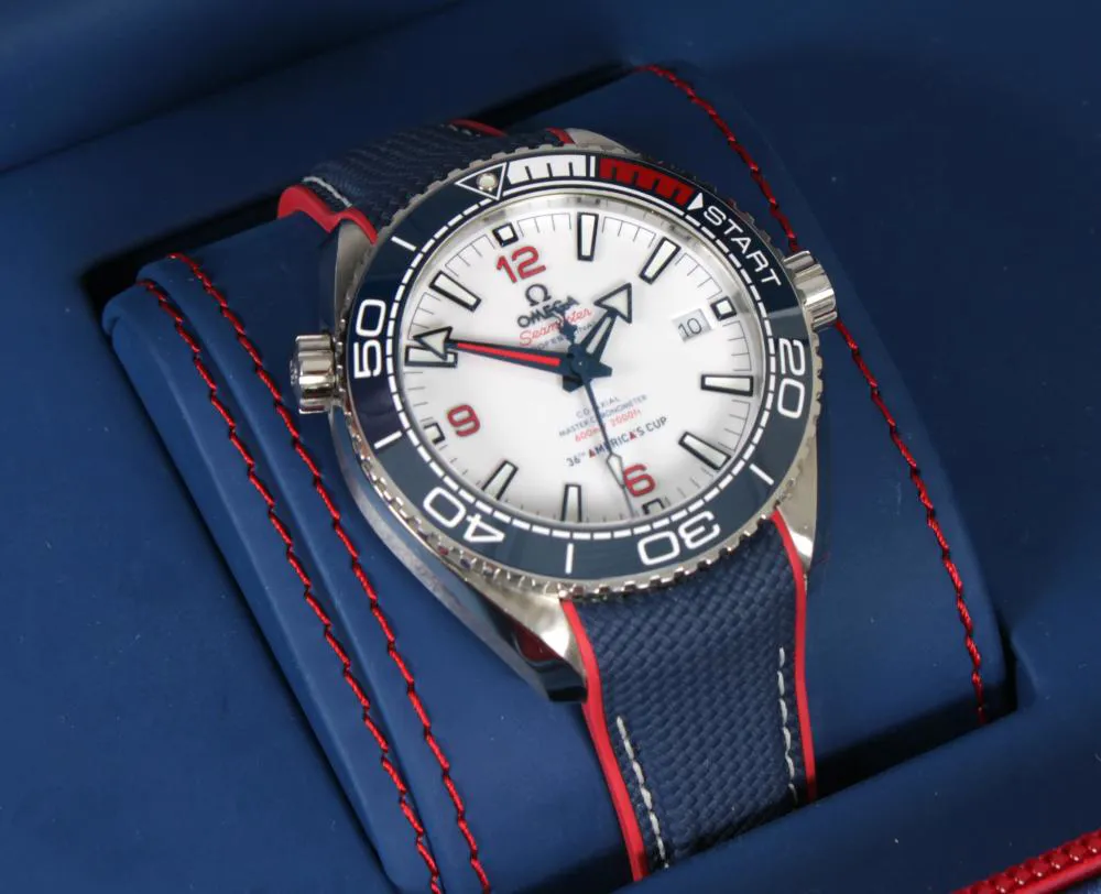 Omega Seamaster Planet Ocean Ceramic and Stainless steel White 1