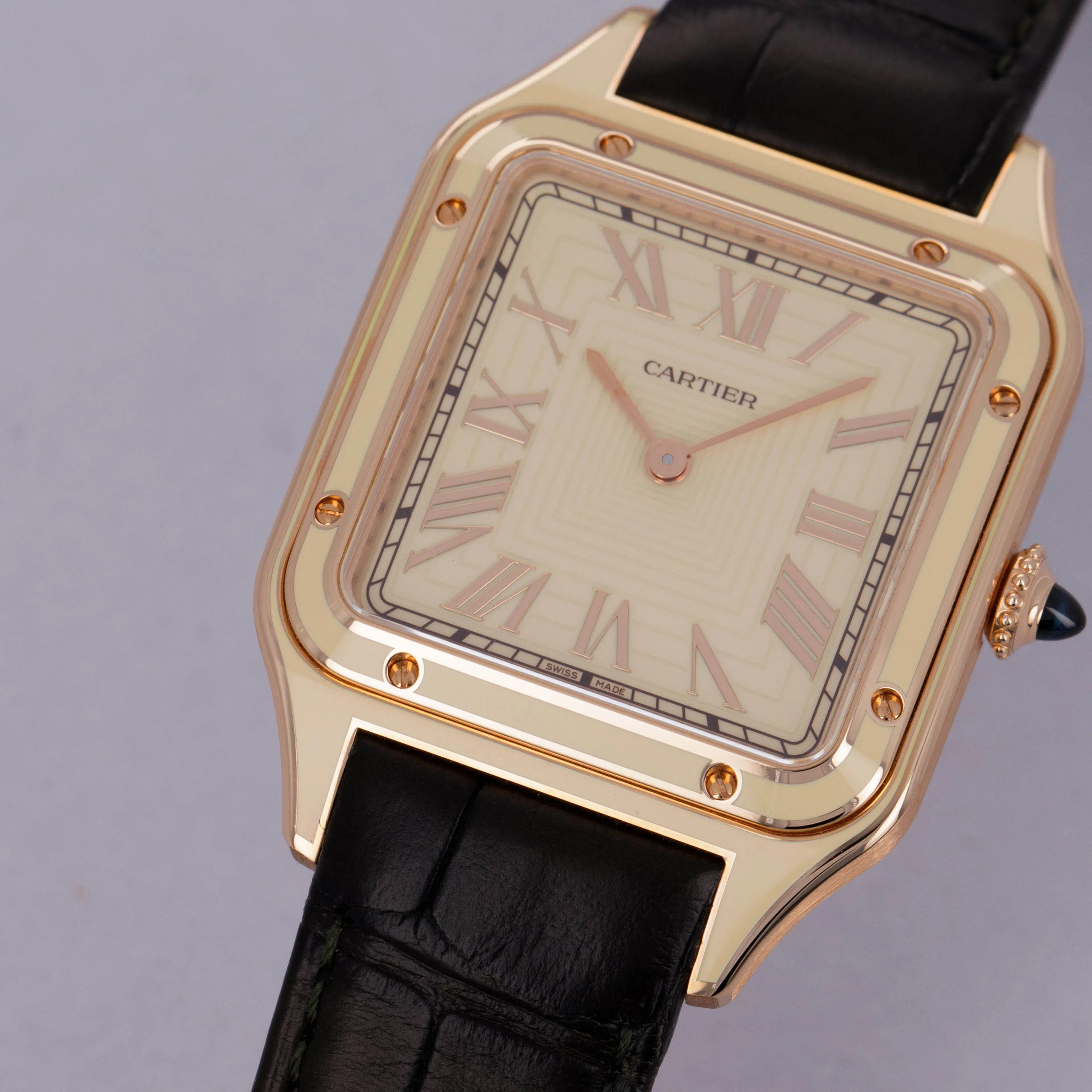 Cartier Santos Dumont CRWGSA0054 43.5mm 18k rose gold Beige 2