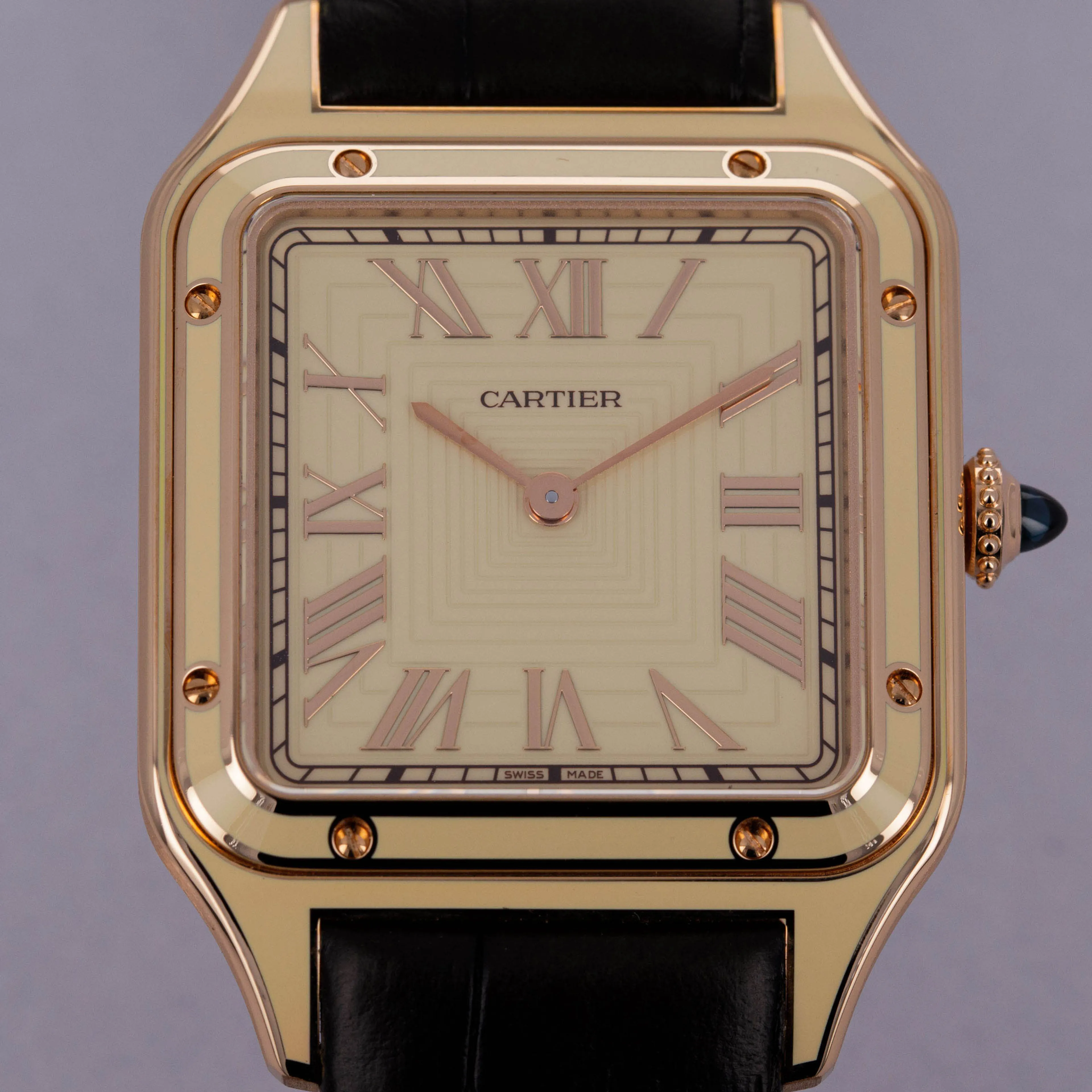 Cartier Santos Dumont CRWGSA0054 43.5mm 18k rose gold Beige 11