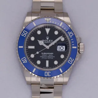 Rolex Submariner 126619LB 18k white gold Black