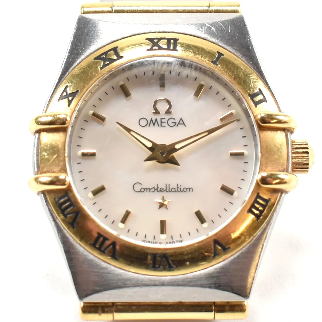 Omega Constellation 12627000 25mm Stainless steel and 18k yellow gold White