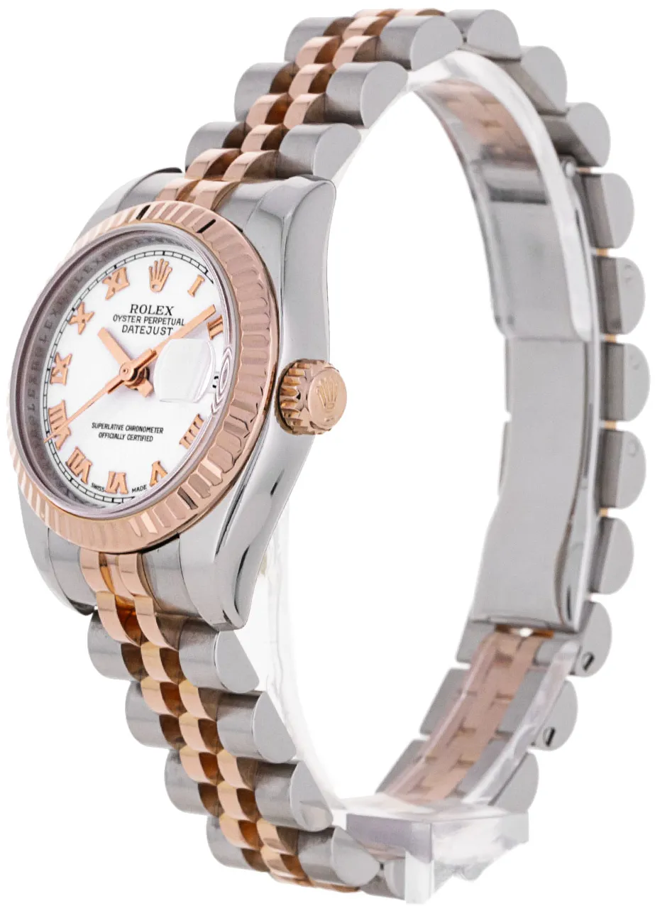 Rolex Lady-Datejust 179171 26mm Rose gold and Stainless steel White 1