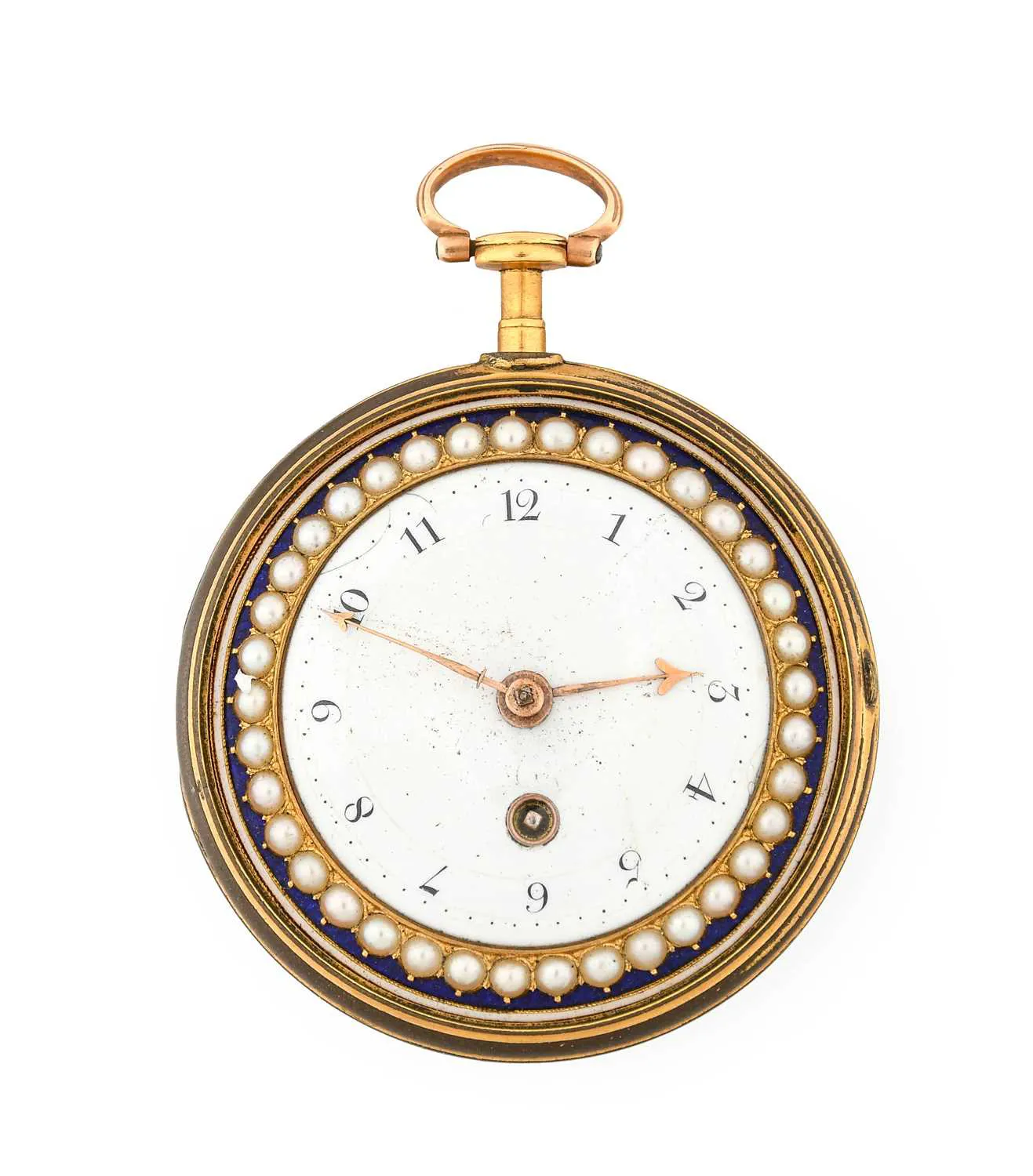 Rundell, Bridge & Rundell 46mm Yellow gold and Enamel and Pearl