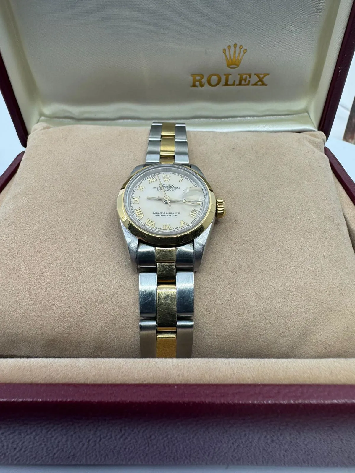 Rolex Lady-Datejust 69163 26mm Yellow gold and Stainless steel White 1