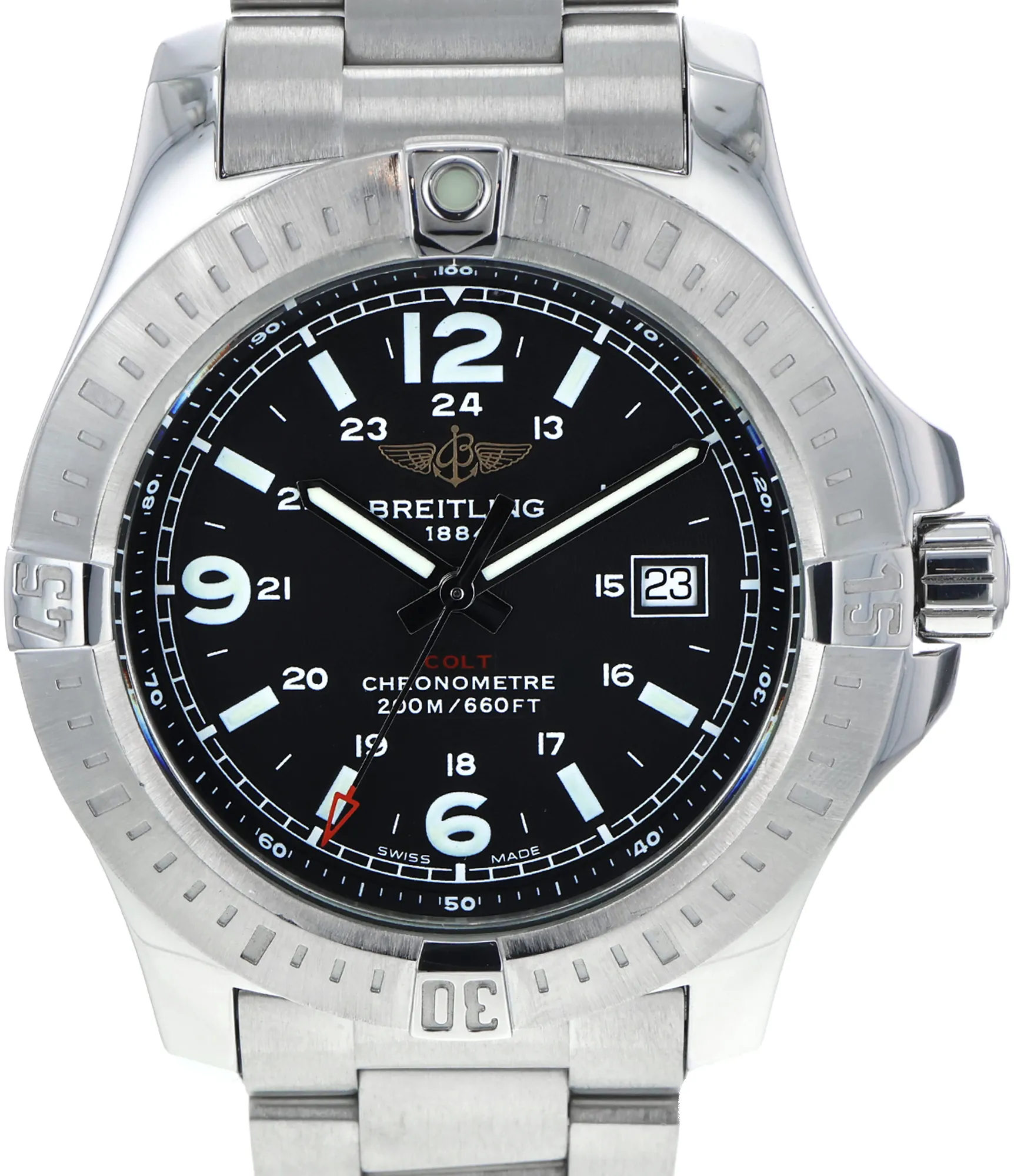 Breitling Colt A74388 44mm Stainless steel Black