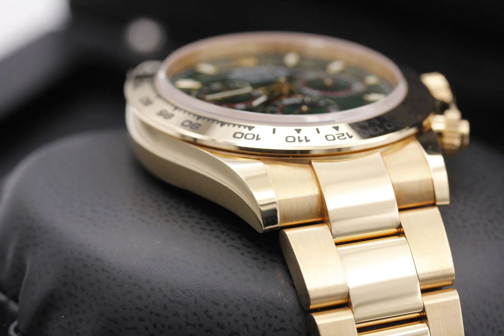 Rolex Daytona 116508 40mm Yellow gold Green 5