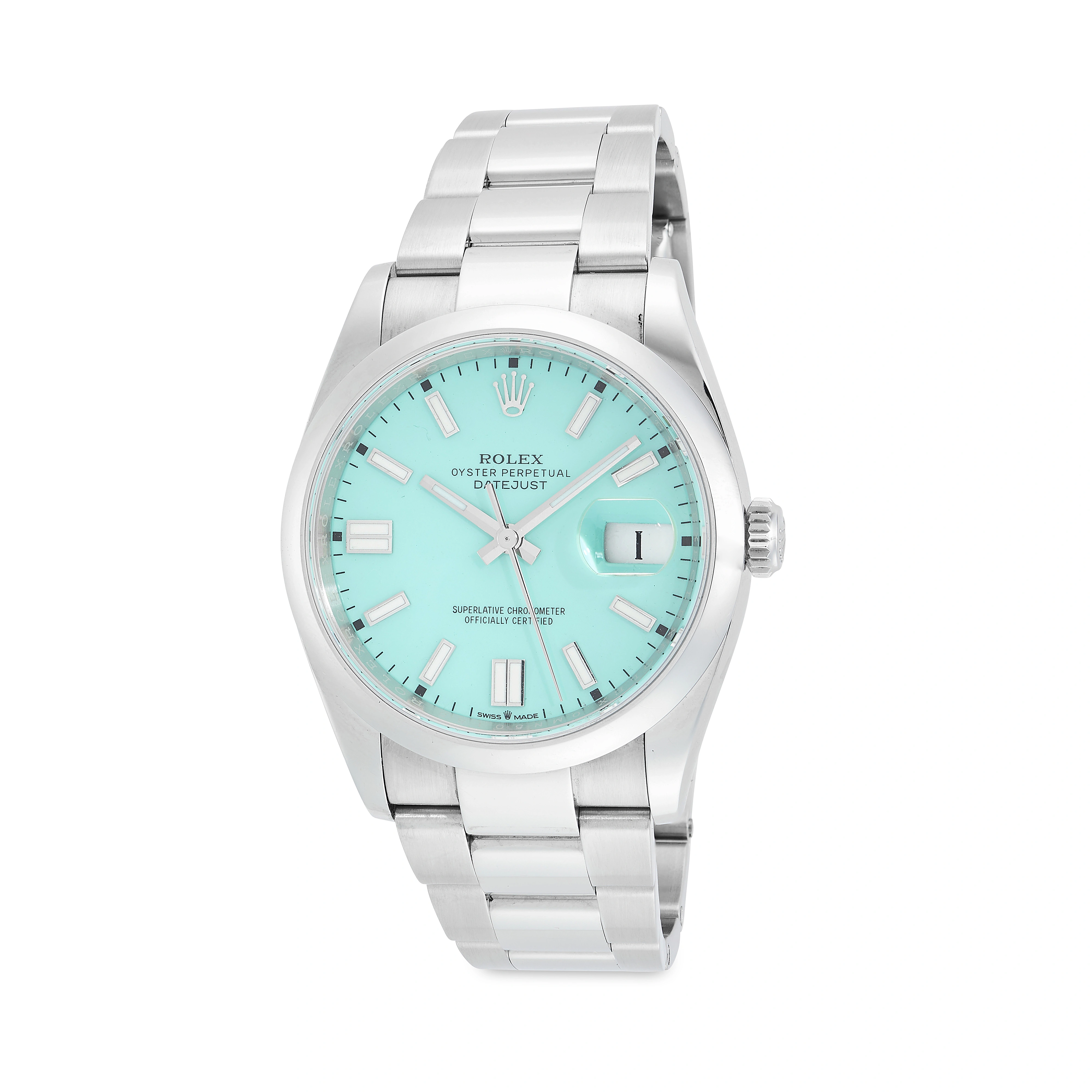 Rolex Datejust 36 126200 41mm Stainless steel Turquoise