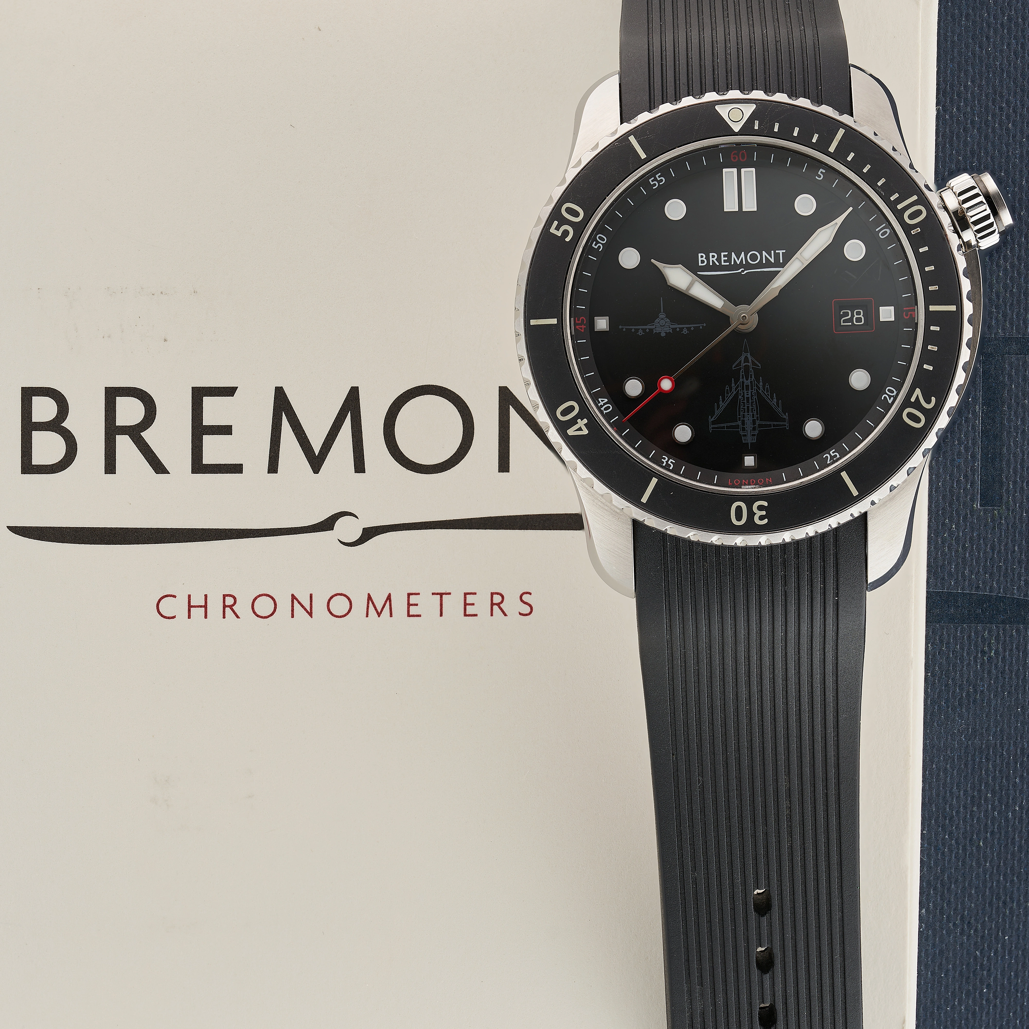 Bremont Supermarine S500/S2000 44mm Stainless steel Black 1