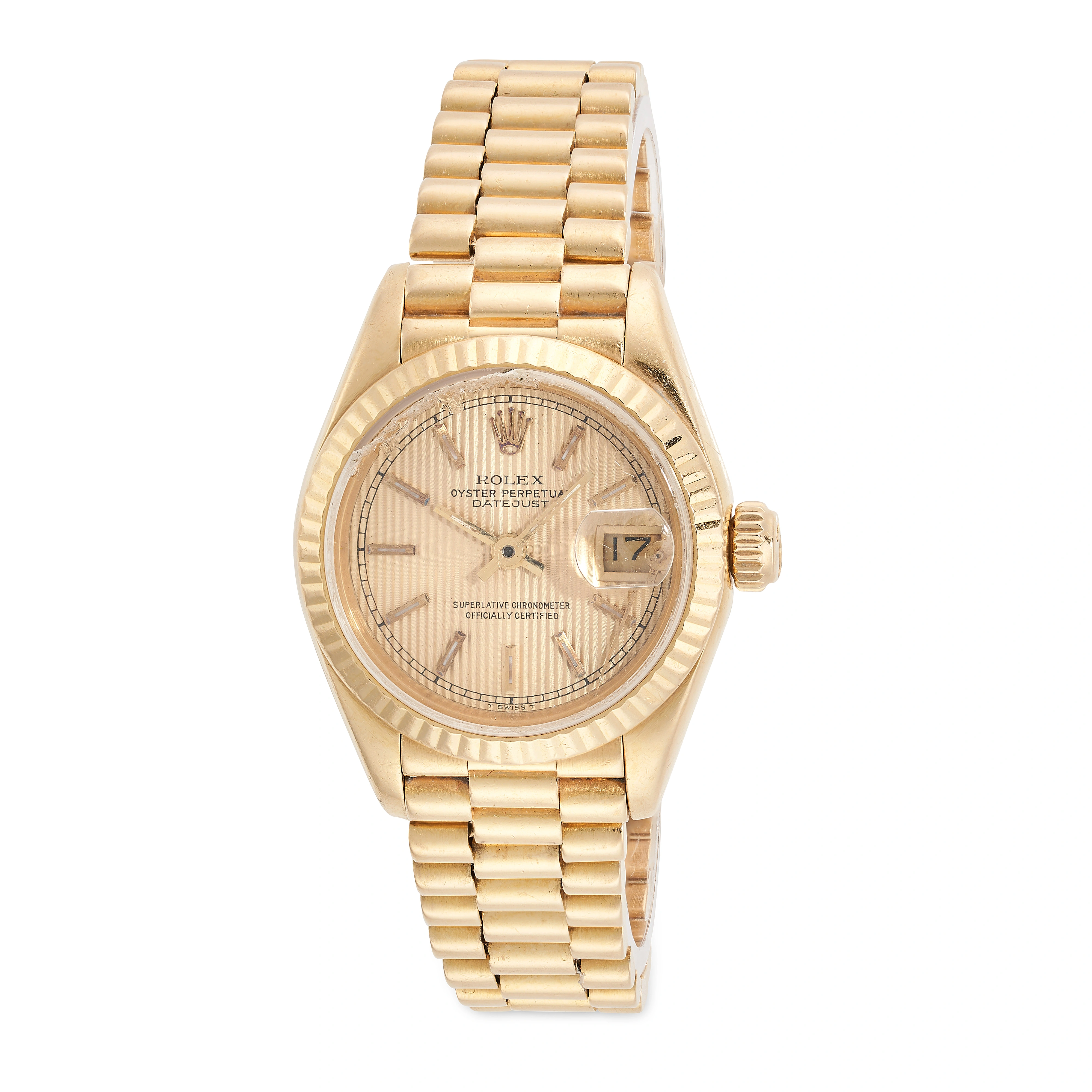 Rolex Lady-Datejust 69178 26mm Yellow gold Champagne