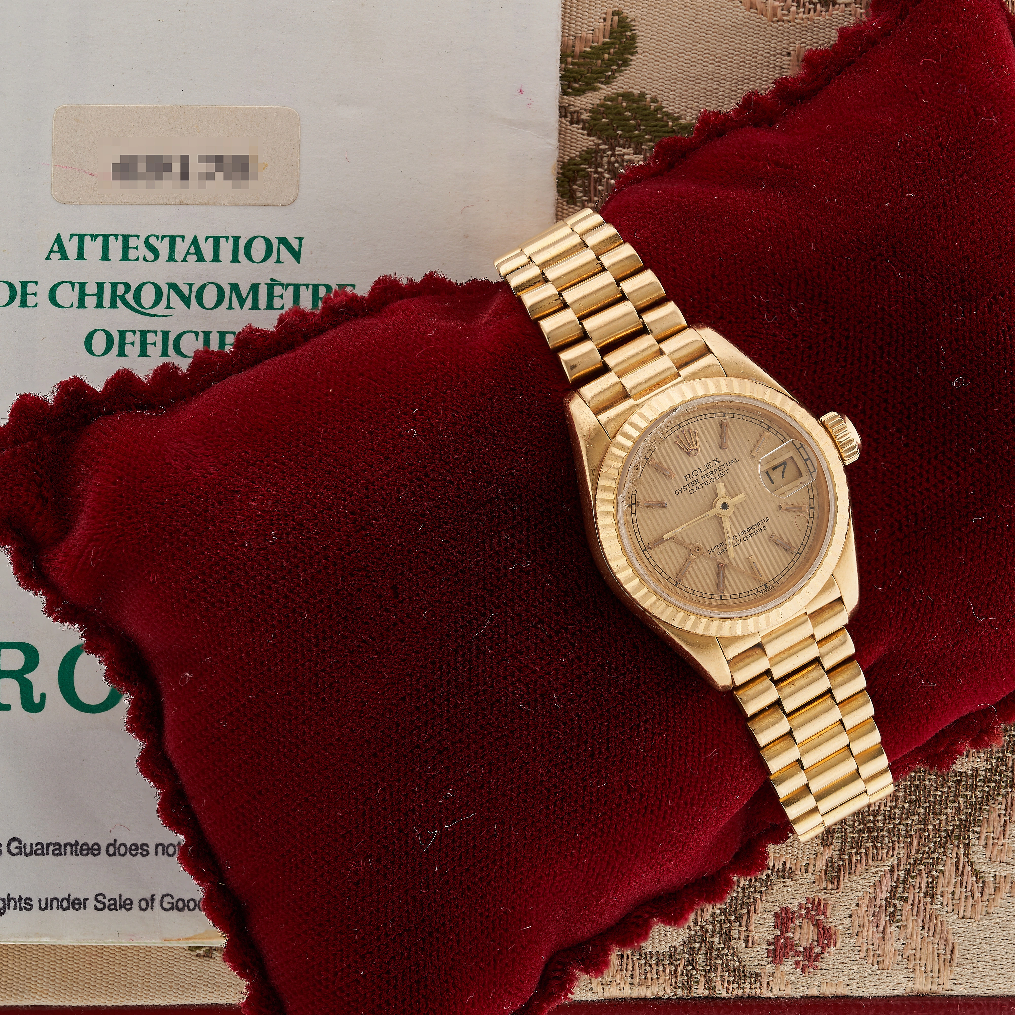 Rolex Lady-Datejust 69178 26mm Yellow gold Champagne 1