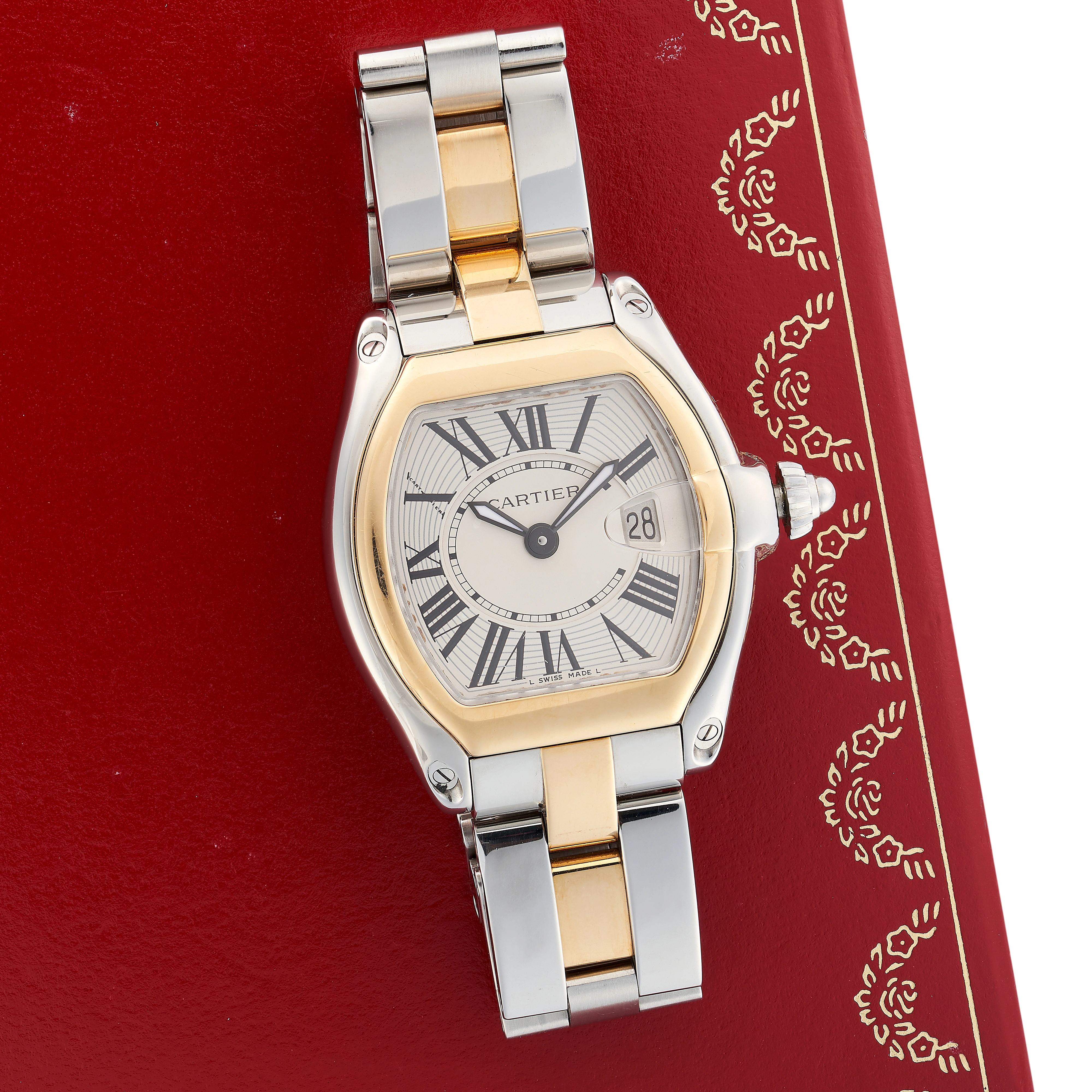 Cartier Roadster 2675 33mm Stainless steel and gold