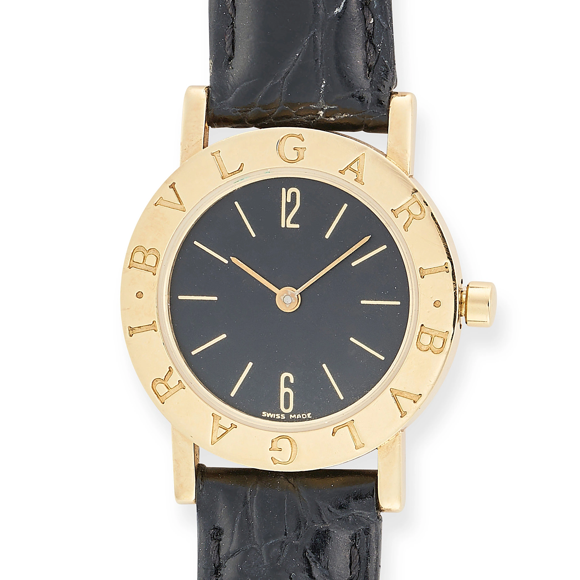 Bulgari Bulgari BB26GL 26mm 18ct Gold Black