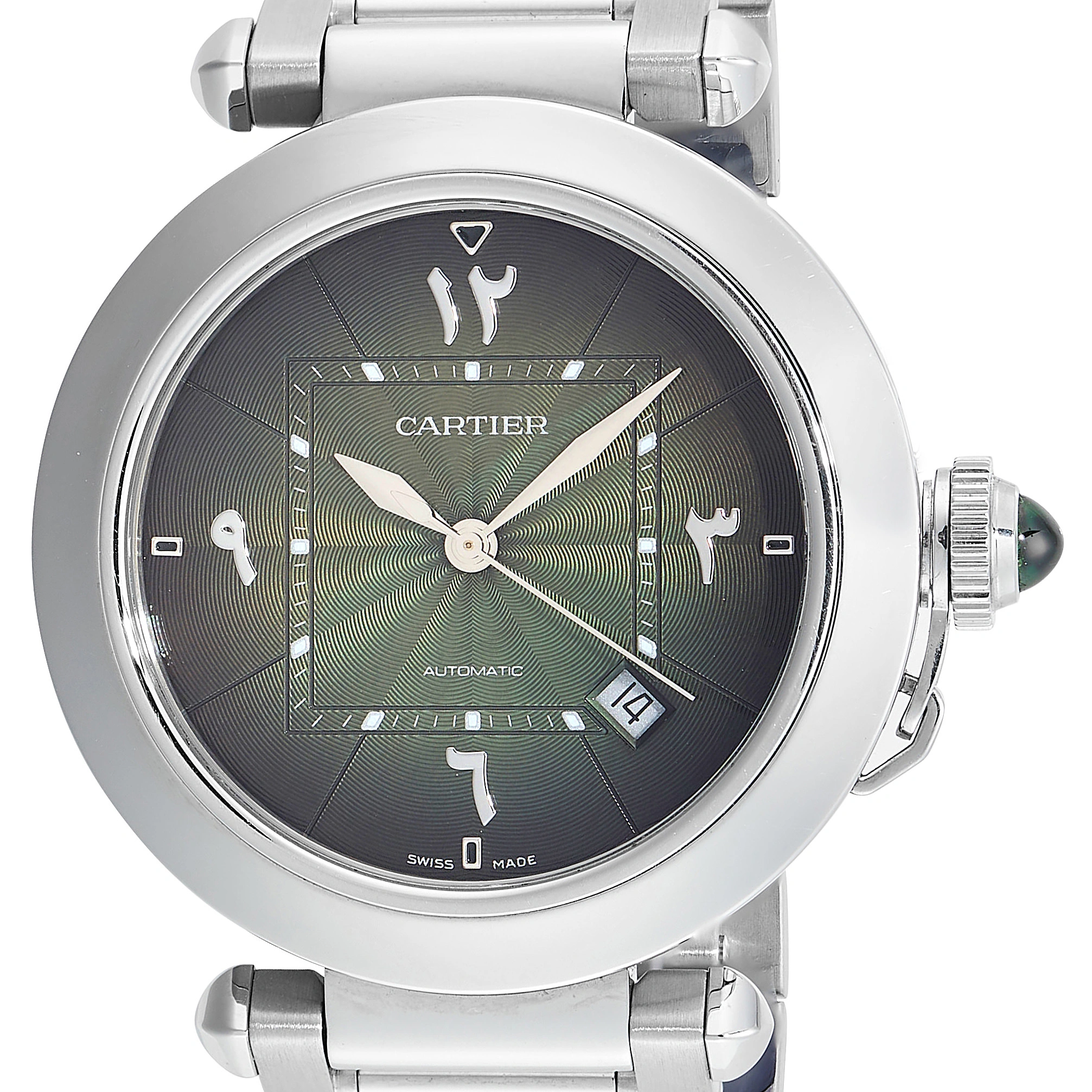 Cartier Pasha WSPA0022 41mm Stainless steel Green