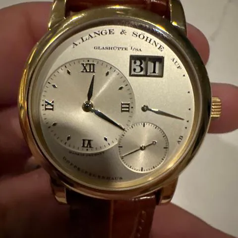 A. Lange & Söhne Lange 1 101.021 38.5mm Yellow gold Silver 14