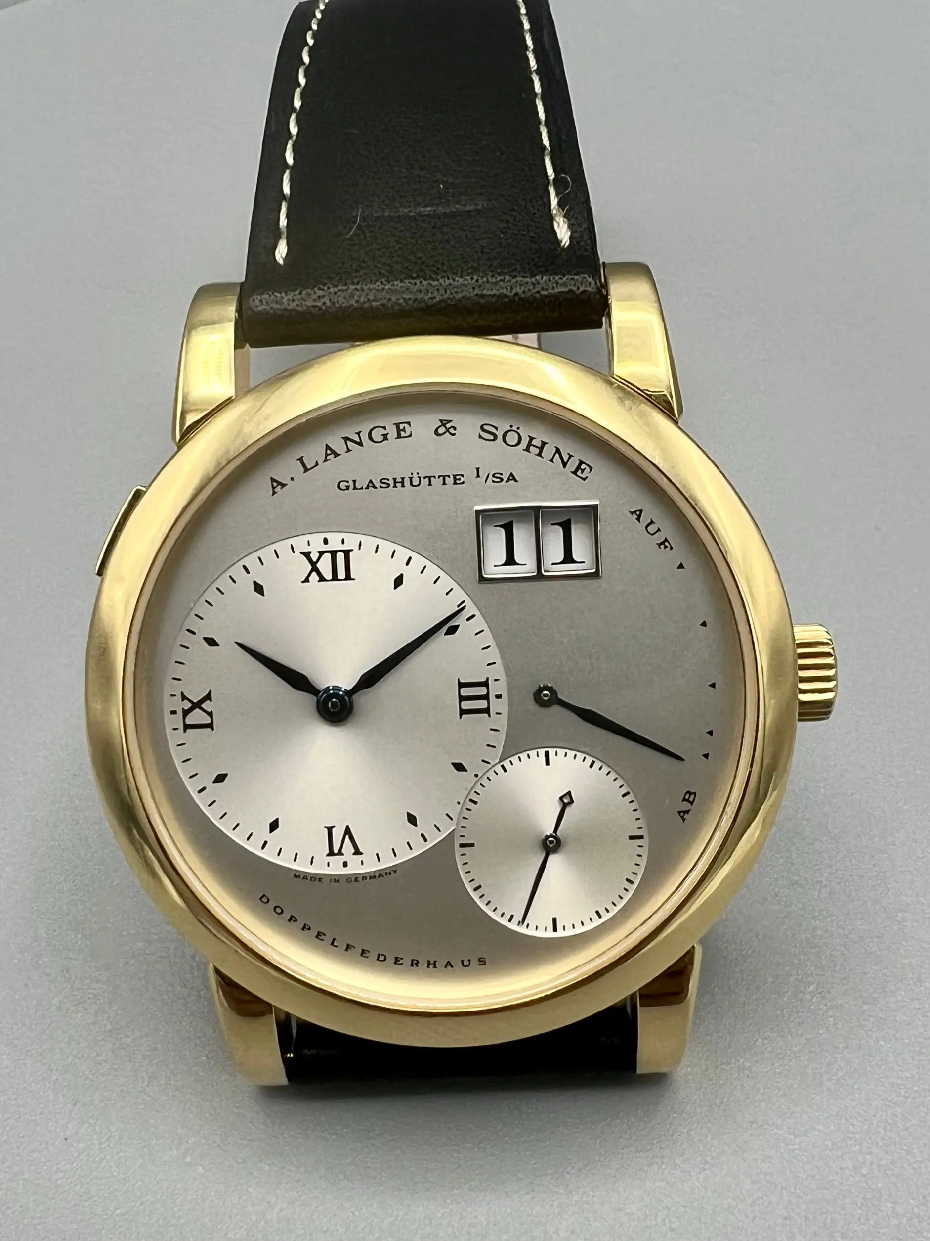 A. Lange & Söhne Lange 1 101.022 38.5mm Yellow gold Silver