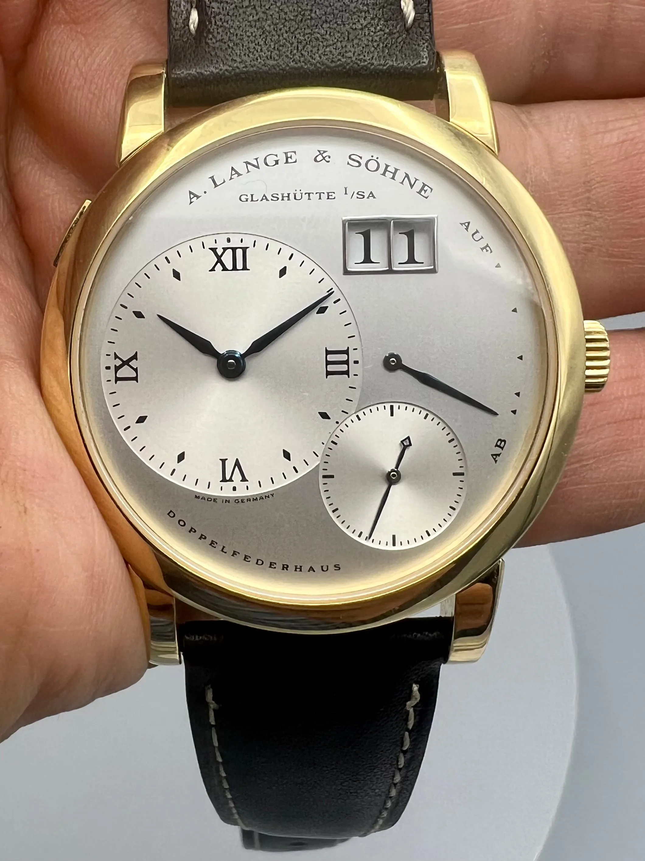 A. Lange & Söhne Lange 1 101.022 38.5mm Yellow gold Silver 1