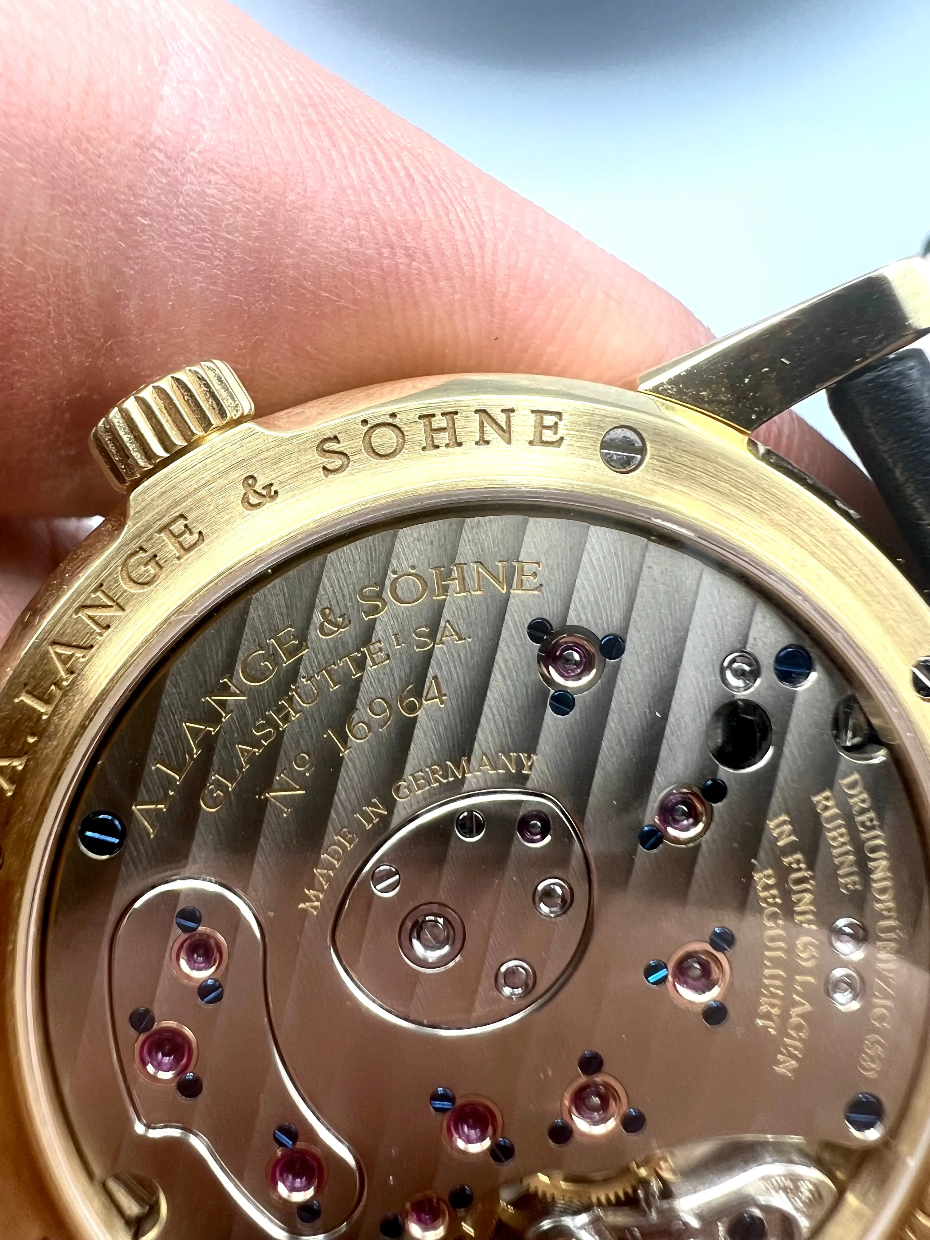 A. Lange & Söhne Lange 1 101.022 38.5mm Yellow gold Silver 4