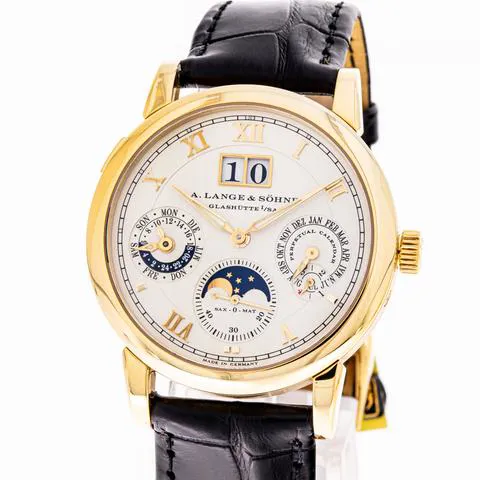 A. Lange & Söhne Langematik Perpetual 310.021 38.5mm Yellow gold Champagne