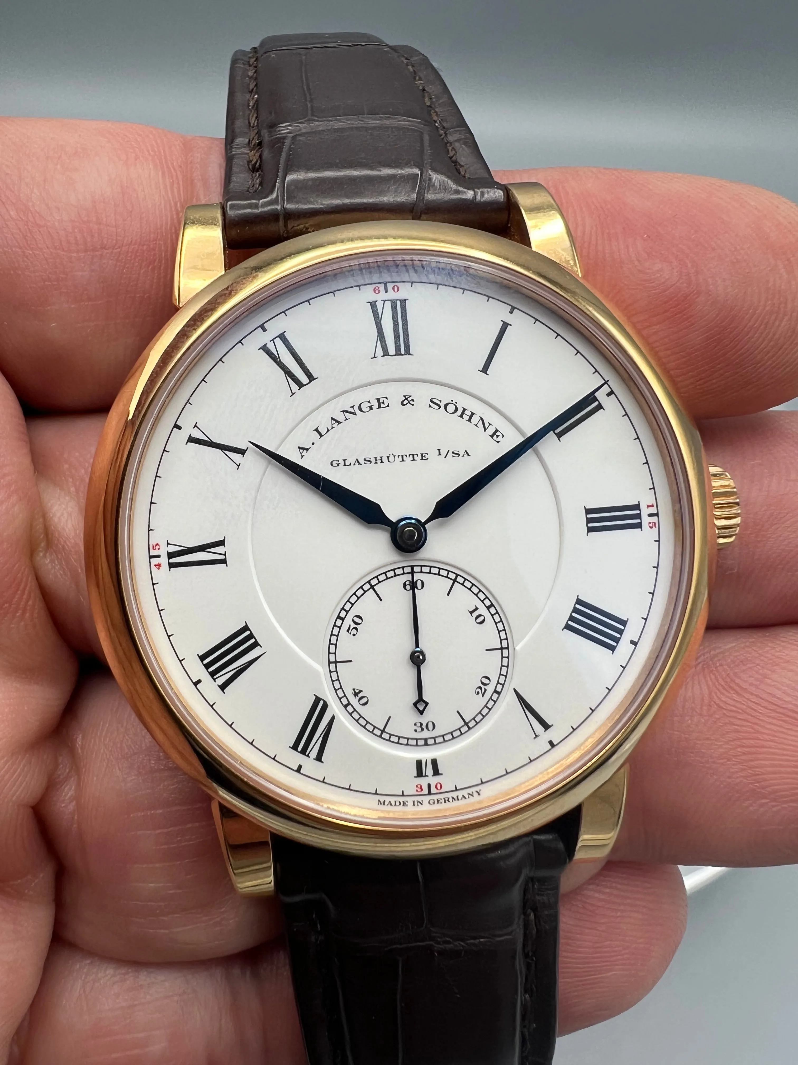 A. Lange & Söhne Richard Lange 260.032 40.5mm Rose gold White