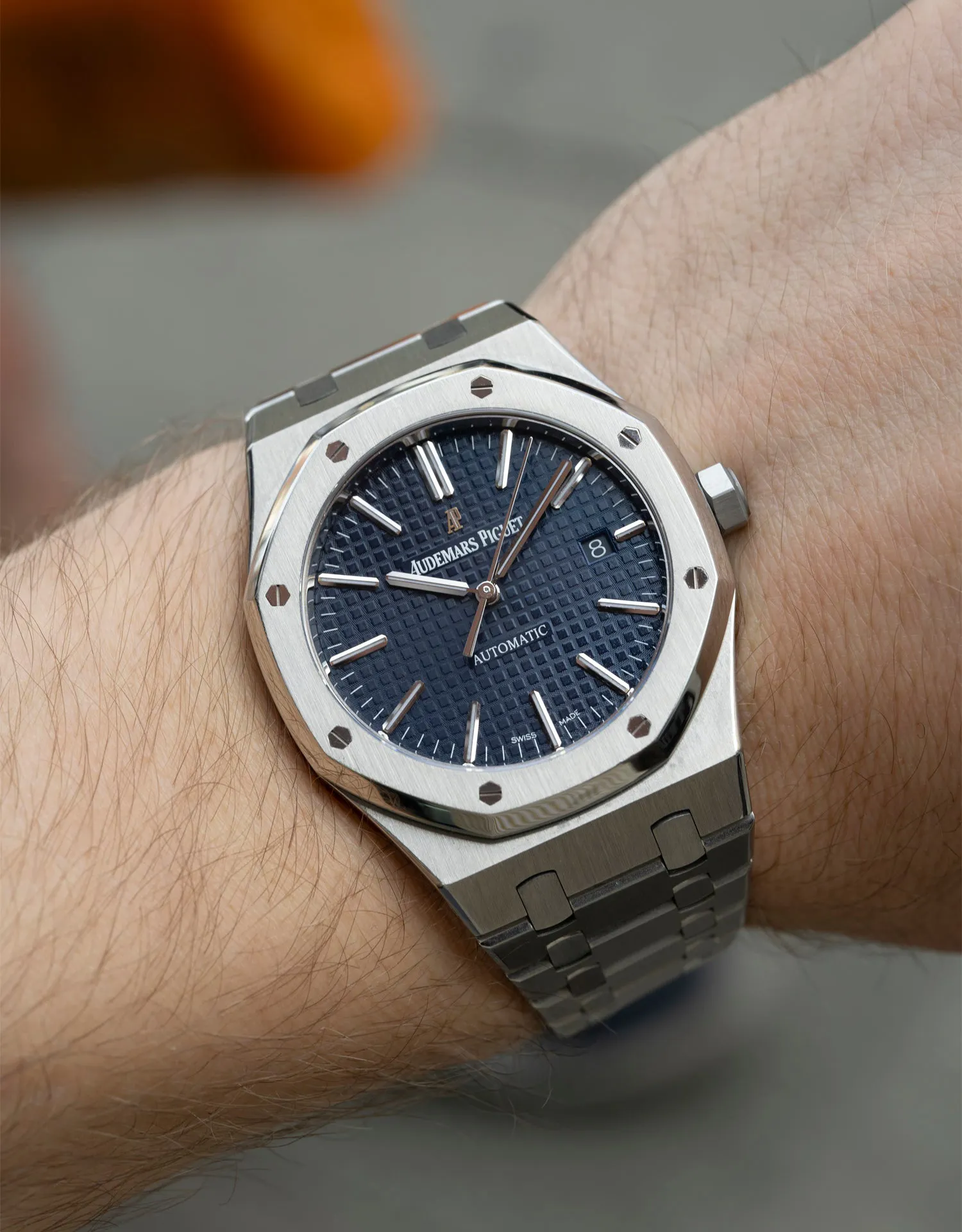 Audemars Piguet Royal Oak 15400ST.OO.1220ST.03 41mm Stainless steel Blue 4