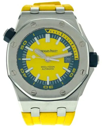 Audemars Piguet Royal Oak Offshore Diver 15710ST.OO.A051CA.01 42mm Stainless steel Yellow