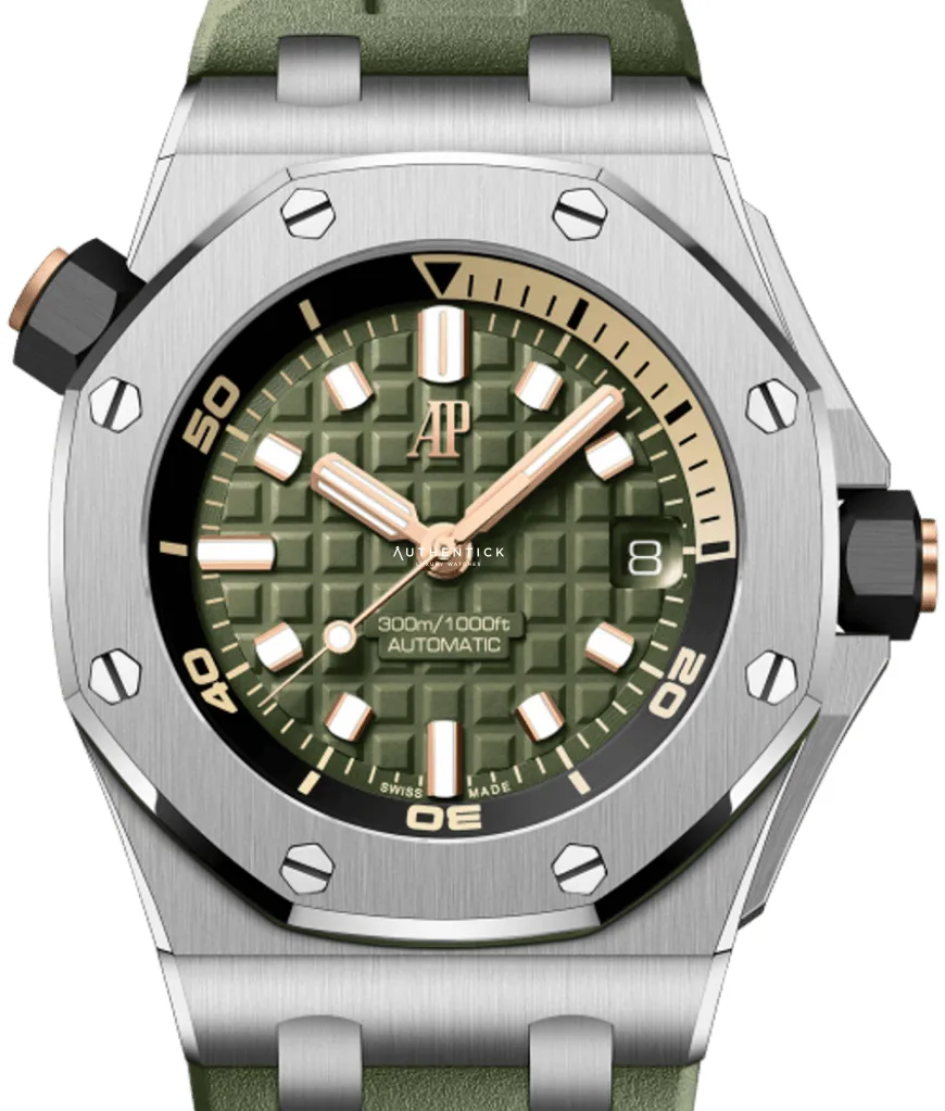 Audemars Piguet Royal Oak Offshore Diver 15720ST.OO.A052CA.01 42mm Stainless steel Green