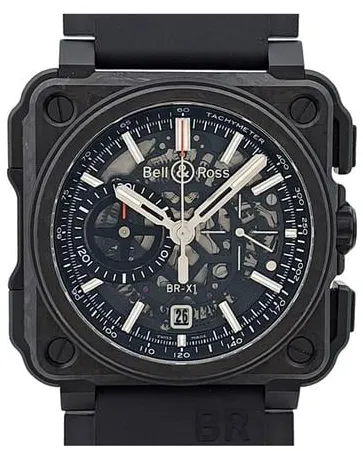 Bell & Ross BR-X1 BRX1-CE-CF-BLACK 45mm Carbon fiber Skeleton