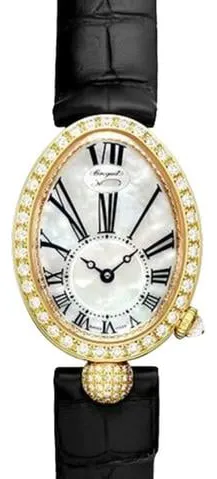 Breguet Reine de Naples 8928BA/51/944/DD0D3L 33mm Yellow gold and Diamond and 18k yellow gold White