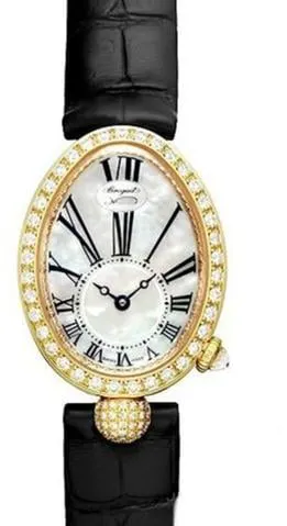 Breguet Reine de Naples 8928BA/51/944/DD0D3L 33mm Yellow gold and Diamond and 18k yellow gold White 2