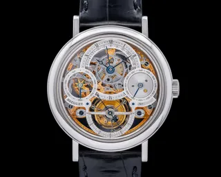 Breguet Tourbillon 3755pr/1e/9v6 35.5mm Platinum Silver