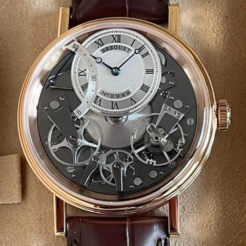 Breguet Tradition 7097BR/G1/9WU 40mm Rose gold Silver