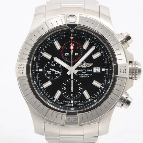 Breitling Avenger A13375 50mm Stainless steel Black