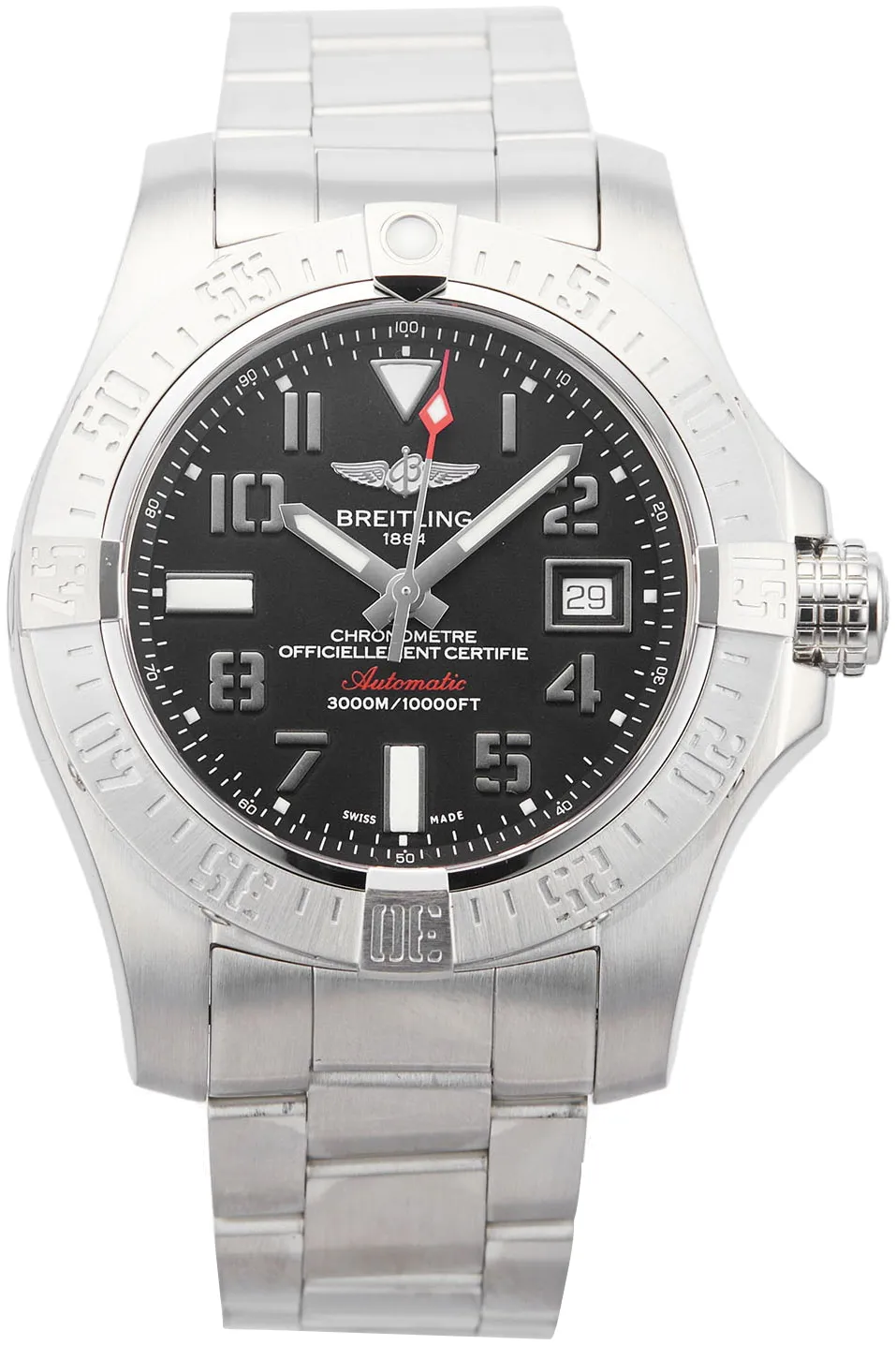 Breitling Avenger A1733110/BC31 45mm Stainless steel Black