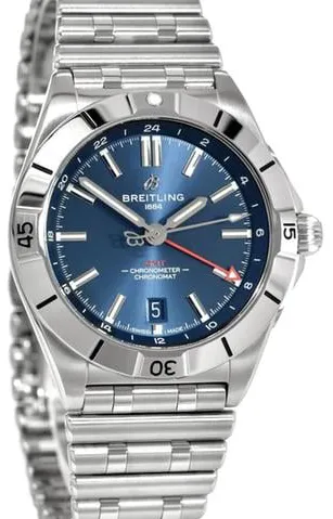 Breitling Chronomat A32398101C1A1 40mm Stainless steel Blue