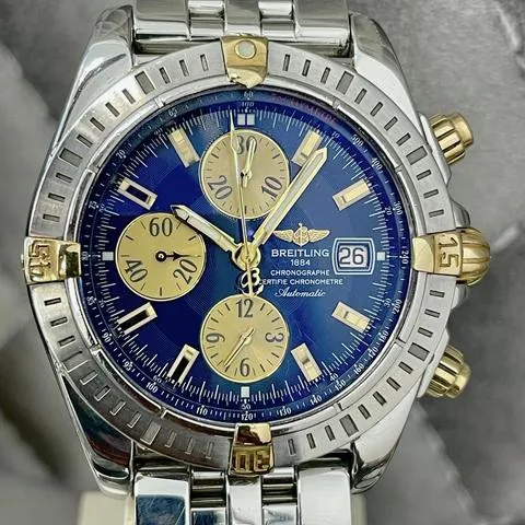 Breitling Chronomat B13356 44mm Yellow gold and Stainless steel Blue 1