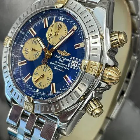 Breitling Chronomat B13356 44mm Yellow gold and Stainless steel Blue 3