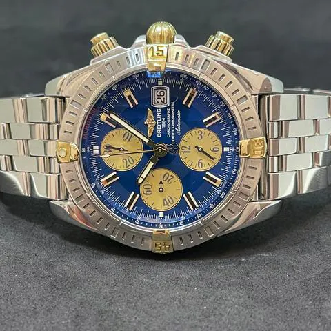 Breitling Chronomat B13356 44mm Yellow gold and Stainless steel Blue 4