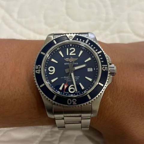 Breitling Superocean A17366D81C1A1 42mm Stainless steel Blue