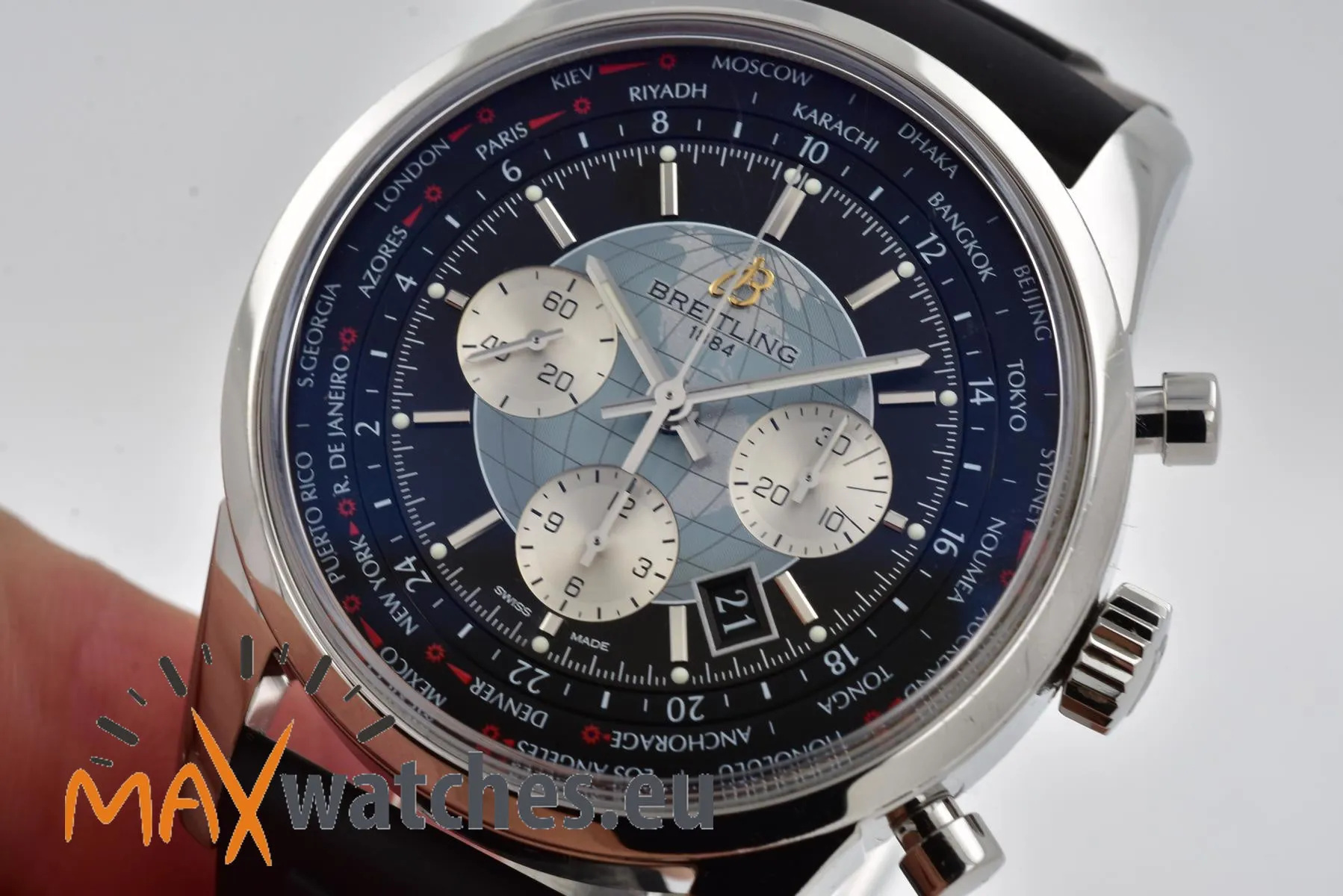 Breitling Transocean AB0510U4 46mm Stainless steel Black 9