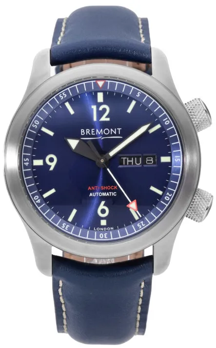 Bremont U-2 43mm Stainless steel Blue