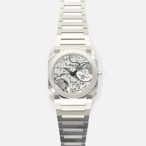 Bulgari Octo Finissimo 104163 40mm Stainless steel White 2